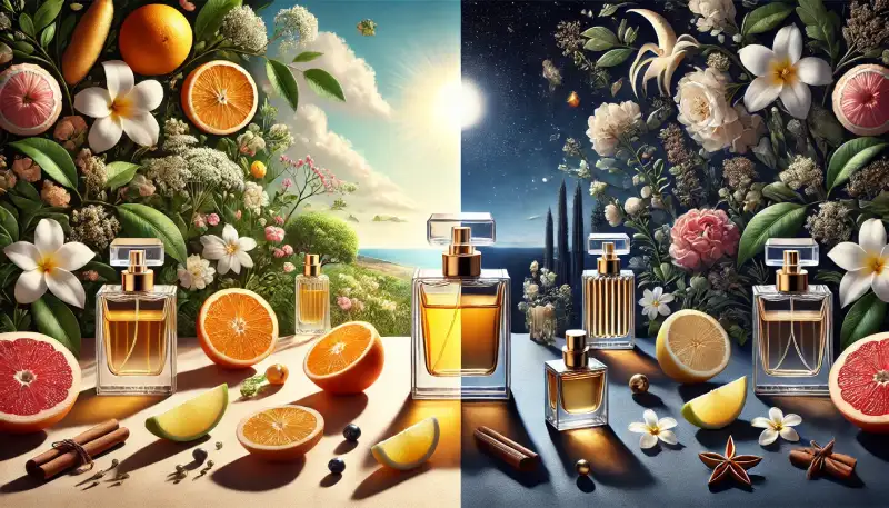 تفاوت عطر روز و عطر شب