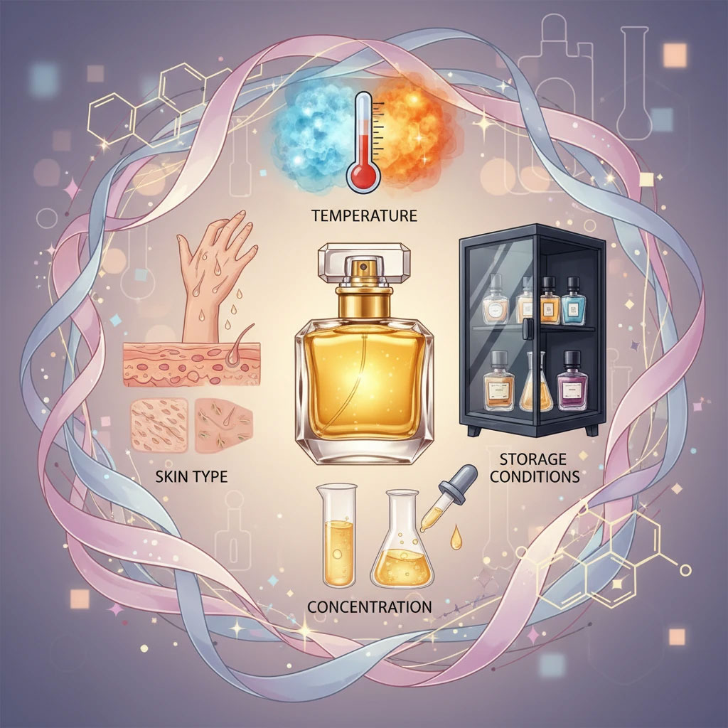 ماندگاری عطر به چه عواملی بستگی دارد