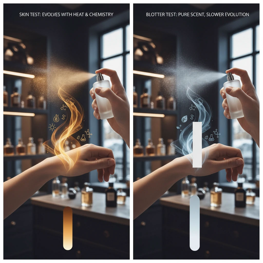 پوست در برابر بلاتر، کدام صحنه نمایش واقعی عطر است؟