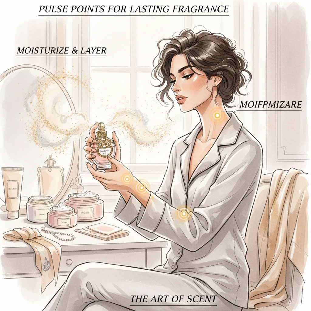 چگونه عطر بزنیم تا ماندگاری و پخش بوی بیشتری داشته باشد؟