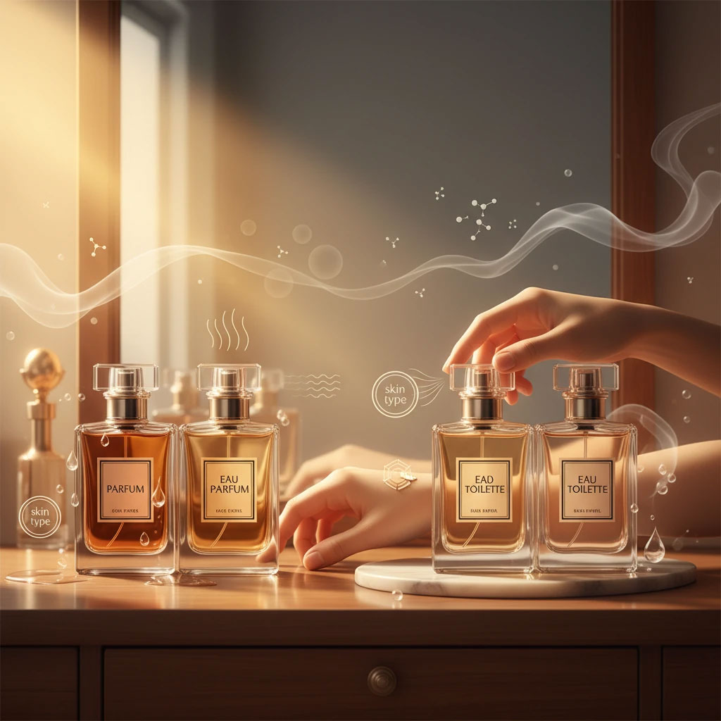 ماندگاری عطر به چه عواملی بستگی دارد